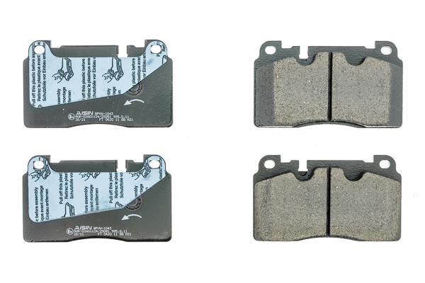 Jeu de 4 plaquettes de frein AISIN BPVW-1043